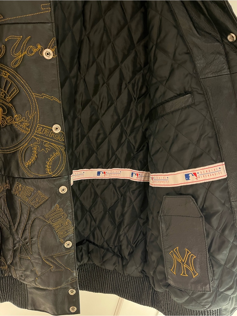 *RARE* Jeff Hamilton x MLB New York Yankees Bomber Jacket (Fits XL/XXL) - Picture 11 of 16